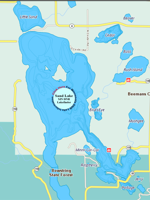 Sand Lake Mn Map Sand Lake Fishing Guide Walleye, Crappie, Perch Fishing And Favorite Sand  Lake Minnesota Fishing Resort Information