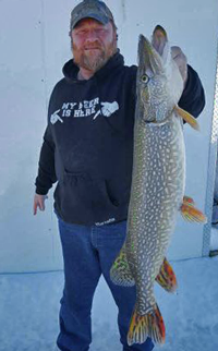 image of huge Northern Pike from Flag Island Resort