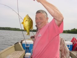 Pete shows off another nice Sunfish!