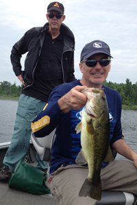 Largemouth Bass Caught Near Grand Rapids