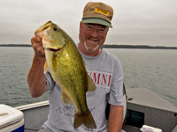 Largemouth Bass caught on Big Sand Lake by Larry Lashley
