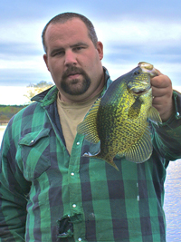 Crappie caught in Little Cutfoot Sioux