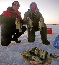 Crappies On The Ice