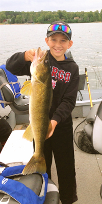 Walleye caught on Pokegama Lake