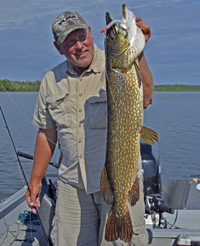 Northern Pike caught by Fishing Guide Jeff Sundin