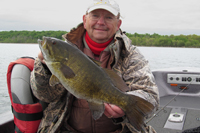 Samllmouth Bass caught on Lake MilleLacs