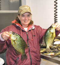 Crappies Caught on Bowstring Lake