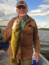 Walleye caught by Carl Casperson on Cutfoot Sioux
