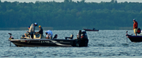 image of pro angler in the 2014 AIM Walleye Tournament on Lake Winnie