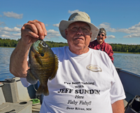 image of Mike Nolan holding big sunfish