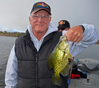 image of Roy with his first crappie