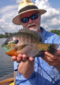 Greg Clusiau with Big Blugill