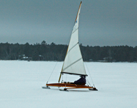 image of ice sail boat