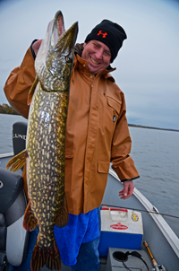 image of Justin John with Large Northern Pike