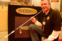 image of Mike Mattis showing St.Croix Fishing Rod