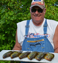 image of Bob Slager with nice Crappies