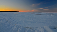image of Leech Lake at the Whipholt landing on Jan. 10, 2015