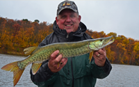 image of Kevin Scott with small Musky