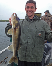 image of Jonah with large Walleye