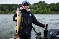 image of grant prokop with winnie walleye