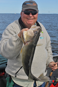 image of brian griffith with nice walleye