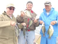 image of anglers with crappies