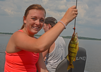 image of kaylee with big perch