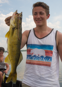 image of walleye caught by james