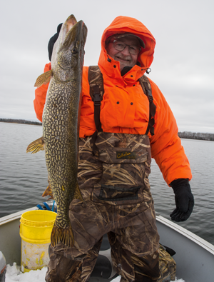 image of Paul Espeset with big northern pike