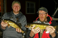 image of boys with walleyes