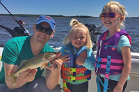 image of father daughter walleye