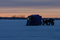 image of ATV on ice