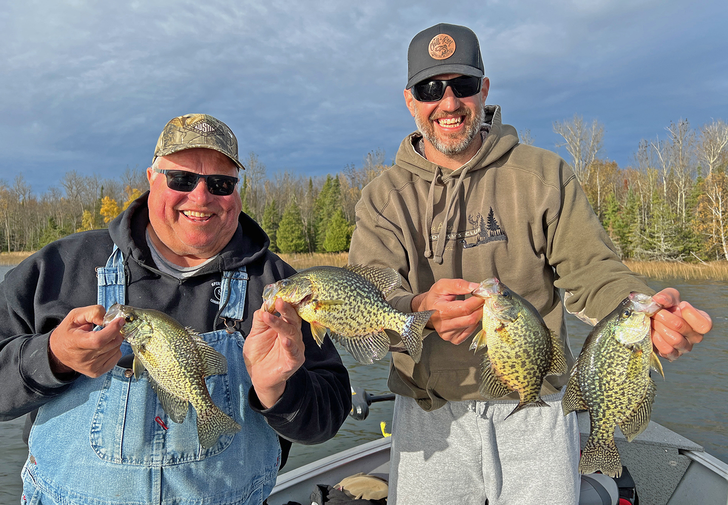 image of Bill and Matt Fromelt with nice crappies
