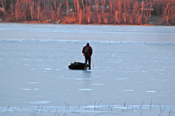 Ice Fishing Deer River