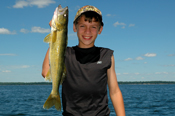 Walleye Connor and Evan 