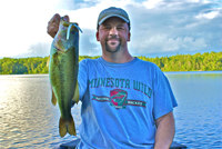 Largemouth Bass caught by Brian Castellano on Pokegama Lake