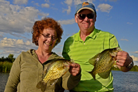 Crappies Caught By John and Nancy Engler