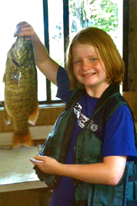 Smallmouth Bass caught by Morgan Reese
