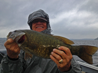 Smallmouth Bass caught on Pokegama by Bob Carlson