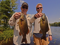 Smallmouth Bass caught by John Hauschild and Curt Black