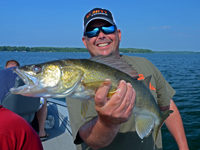 Walleye caught bu Mark Hinzmann on Leech Lake