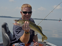 Walleye caught on Leech Lake