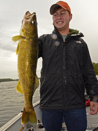 Walleye caught by Brian Wiese on Pokegama lake