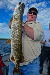 image of Mike Reuff with large Northern Pike