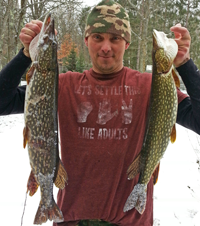 image of Gabe Sheker with Northern Pike