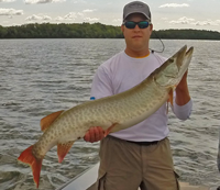 image of Todd Carlson with musky