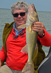 image of Dick Williams with big Walleye