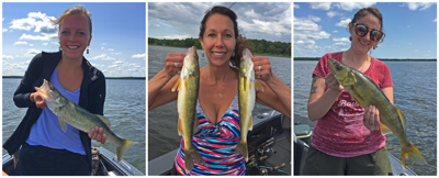 image of women with walleyes