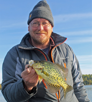 image of Dennis Rule with nice crappie