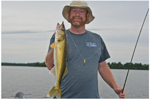image of walleye caught by Dustan Smith